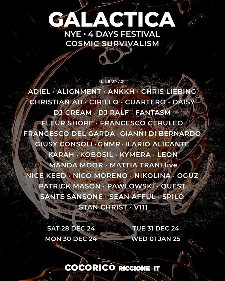 Galactica NYE 2024 - PAST EVENTS