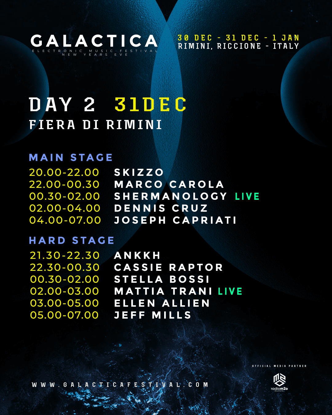 Locandina NYE 2022 - Past Events
