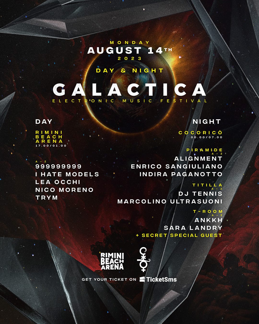Galactica Rimini Beach Arena agosto 2023 - Past events