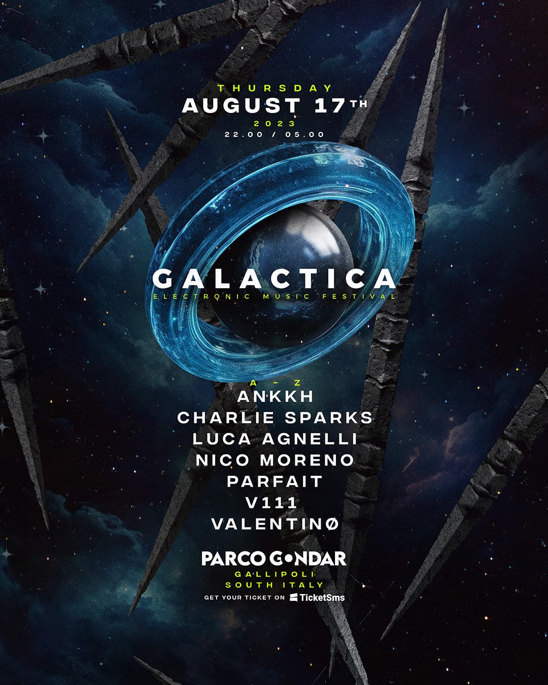 Locandina Galactica Parco Gondar - Past events