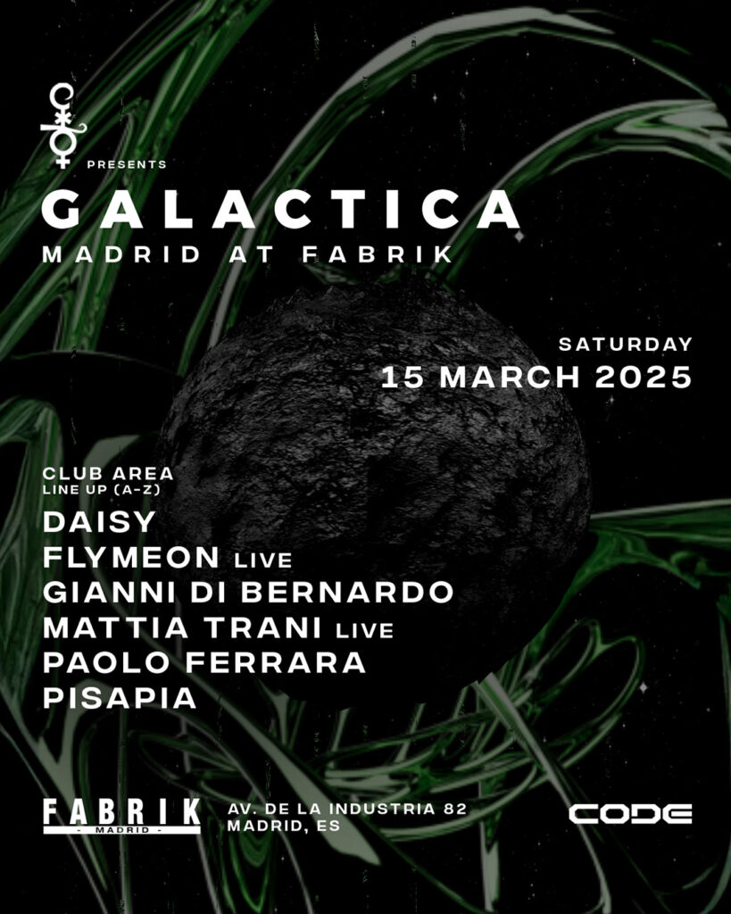 Locandina Galactica Madrid - Marzo 2025