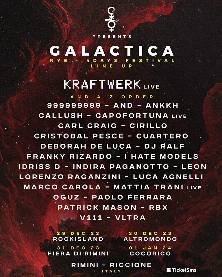 Galactica NYE 2023 - Past events
